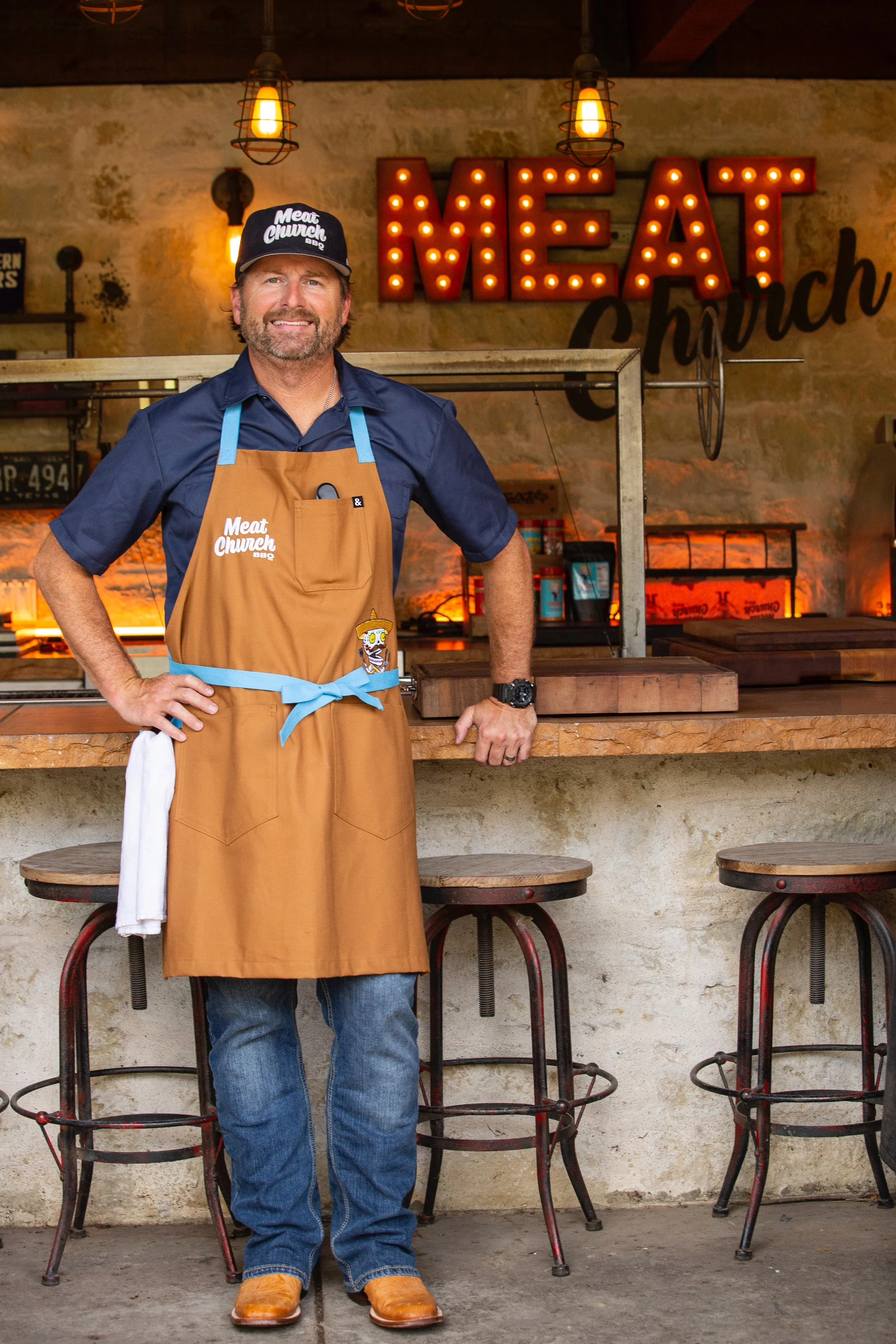 Hedley & Bennett Meat Church Apron - Duck Tan - Image 3