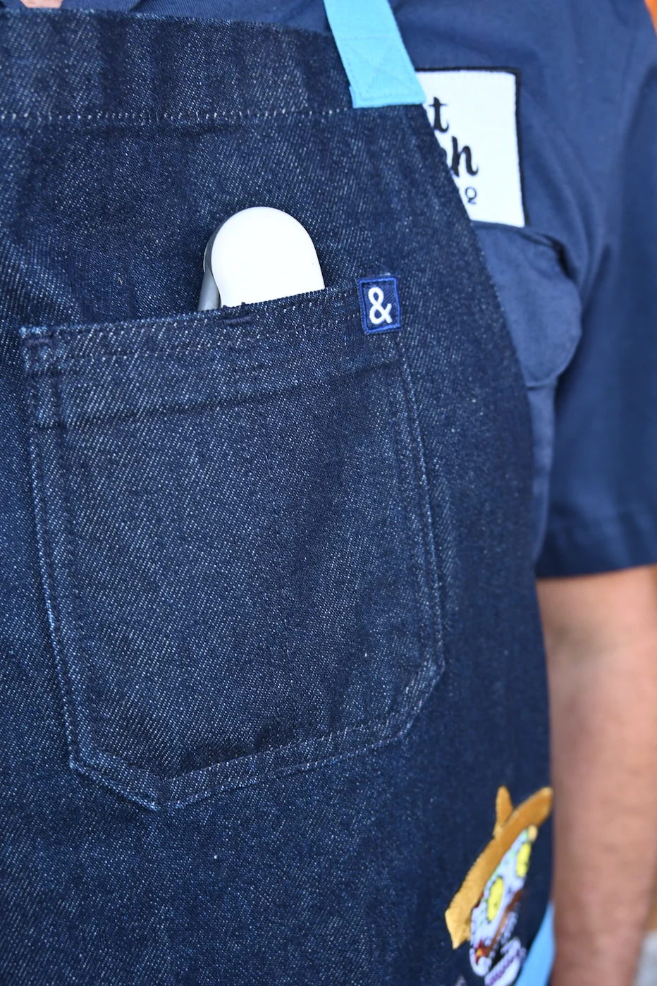 Hedley & Bennett Meat Church Apron - Navy - Image 4