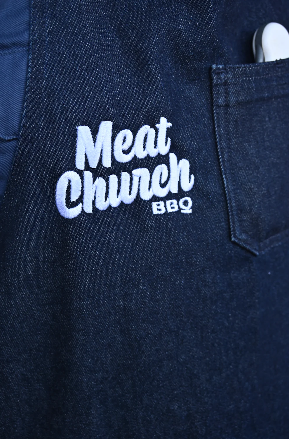 Hedley & Bennett Meat Church Apron - Navy - Image 5