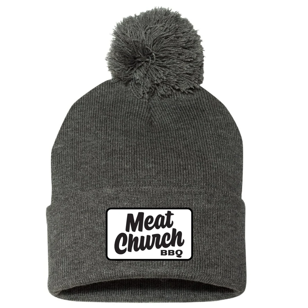 Meat Church Pom Beanie