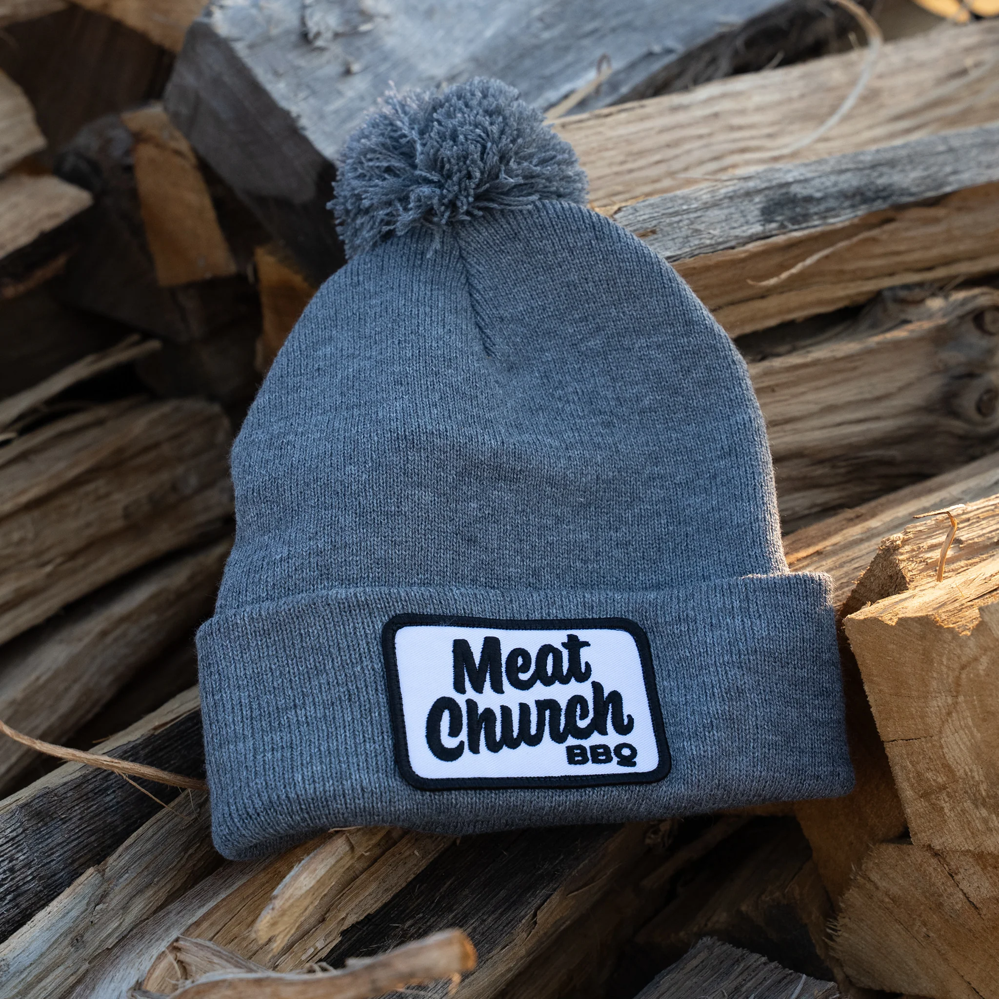 Meat Church Pom Beanie - Image 2